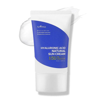 Hyaluronic Acid Natural Suncream SPF50 PA++++ 50ml  Lightweight Moisturizing UV Protection | Broad Spectrum | Made in Korea JZCosmetics.com