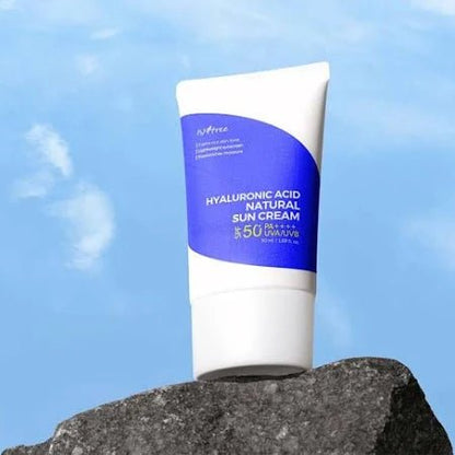 Hyaluronic Acid Natural Suncream SPF50 PA++++ 50ml  Lightweight Moisturizing UV Protection | Broad Spectrum | Made in Korea JZCosmetics.com