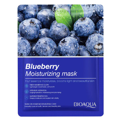 BIOAQUA Pack of 15 Moisturizing Facial Face Sheet Mask & Hydrating, Moisturizing, Skin Care 11 Sheet Mask 4 peel of mask JZ Cosmetics