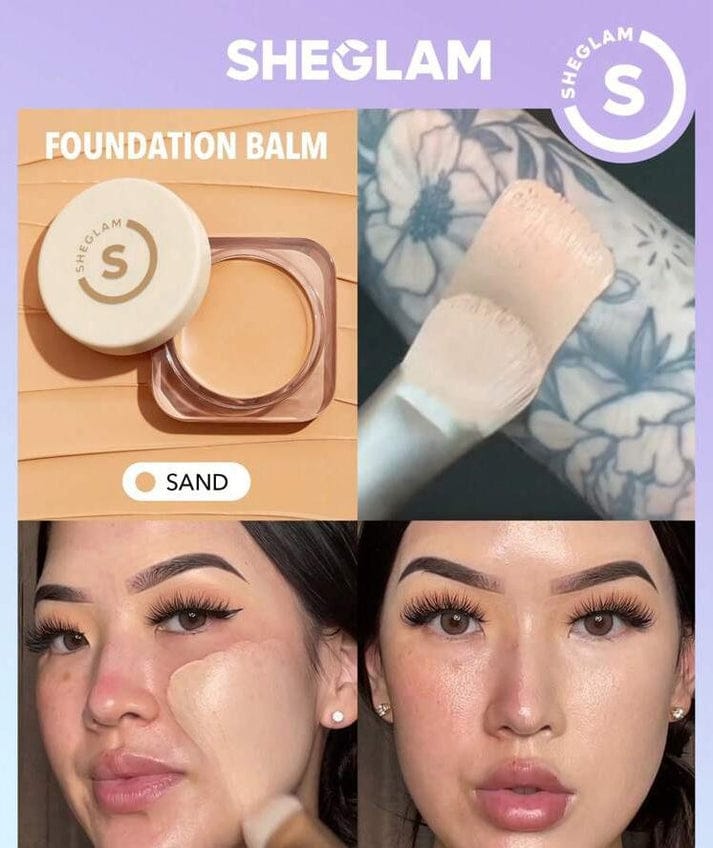 SHEGLAM Skin-Focus Full Coverage Powder Foundation | Smooth Matte Finish | Long-Lasting Oil Control Compact | 6 Shades Available JZCosmetics.com