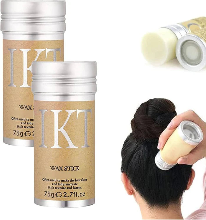 IKT Hair Wax Stick Gel Cream Styling Hair Frizz Fixed Fluffy Children Men and Women Styling Wax Edge Control JZ Cosmetics