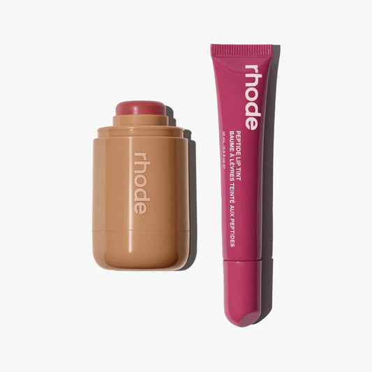 Rhode Blush & Gloss Duo | Rhode blush stick | Rhode peptide lip tint | Rhode lip gloss