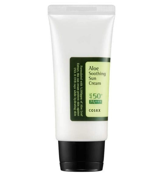 COSRX Aloe Soothing Sun Cream SPF 50+ PA+++ 50ml JZCosmetics.com