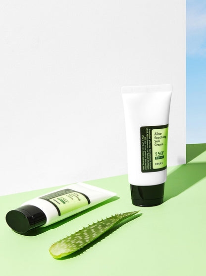 COSRX Aloe Soothing Sun Cream SPF 50+ PA+++ 50ml JZCosmetics.com