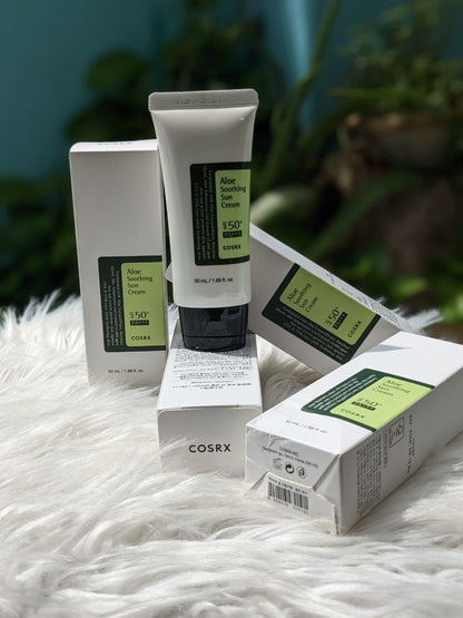 COSRX Aloe Soothing Sun Cream SPF 50+ PA+++ 50ml JZCosmetics.com