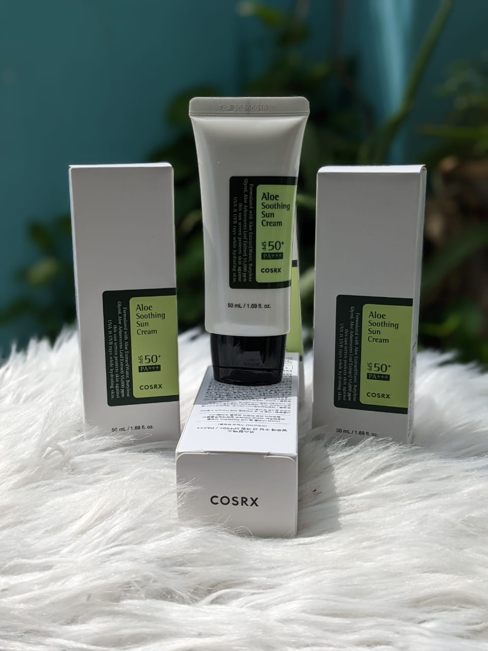 COSRX Aloe Soothing Sun Cream SPF 50+ PA+++ 50ml JZCosmetics.com