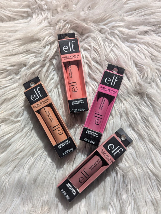 e.l.f Glow Reviver Melting Lip Balm 4 Pcs Set (15g Each) JZCosmetics.com
