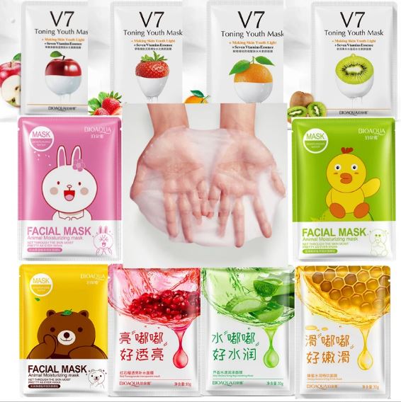 Pack Of 15Pcs Random Moisturizing , Glowing , Anti Aging Deep Repair Sheet Masks 1x15 JZ Cosmetics
