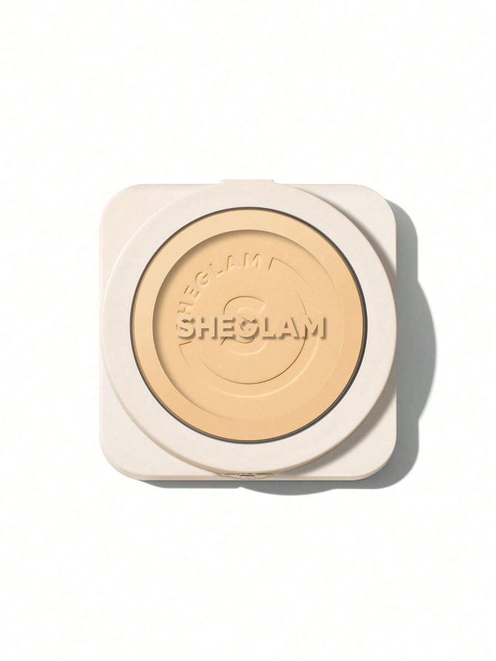 SHEGLAM Skin-Focus Full Coverage Powder Foundation | Smooth Matte Finish | Long-Lasting Oil Control Compact | 6 Shades Available JZCosmetics.com