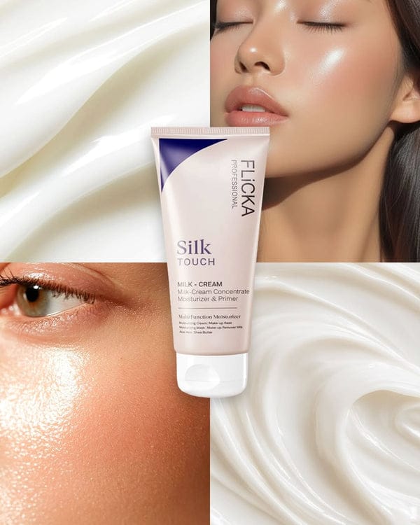 Flicka Silk Touch Milk Cream Moisturizer & Primer – 2-in-1 Hydrating Makeup Base with Smooth Matte Finish JZCosmetics.com