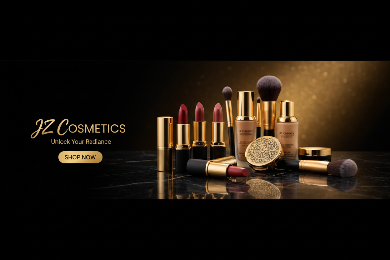 JZ Cosmetics Hero Banner
