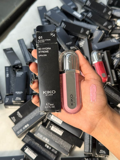 KIKO Milano 3D Hydra Lip Gloss 6pcs Set – High Shine Hydrating Non-Sticky Lip Gloss | Made in Italy JZCosmetics.com