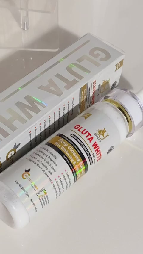 Gluta White Whitening Face Wash – Deep Cleansing, Skin Brightening & Glow Boost Formula | 100g