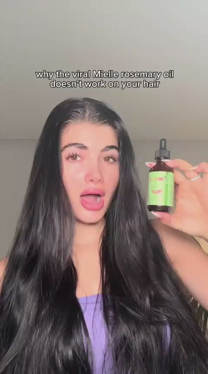 Mielle Organics Rosemary Mint Scalp & Hair Strengthening Oil 59ml – Nourishing Hair Growth & Breakage Control Treatment