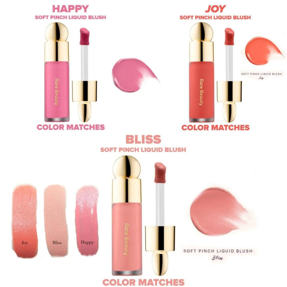 Rare Beauty Soft Pinch Matte Liquid Blush 3pcs Set JZCosmetics.com