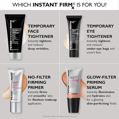 Peter Thomas Roth Instant FirmX No Filter Primer 30ml | Instant Tightening & Blurring Primer | Pore Minimizing, Anti-Aging & Long-Lasting Smooth Finish | Made in USA
