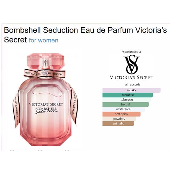 Victoria's Secret Bombshell Seduction Eau De Parfum 100ml JZ Cosmetics