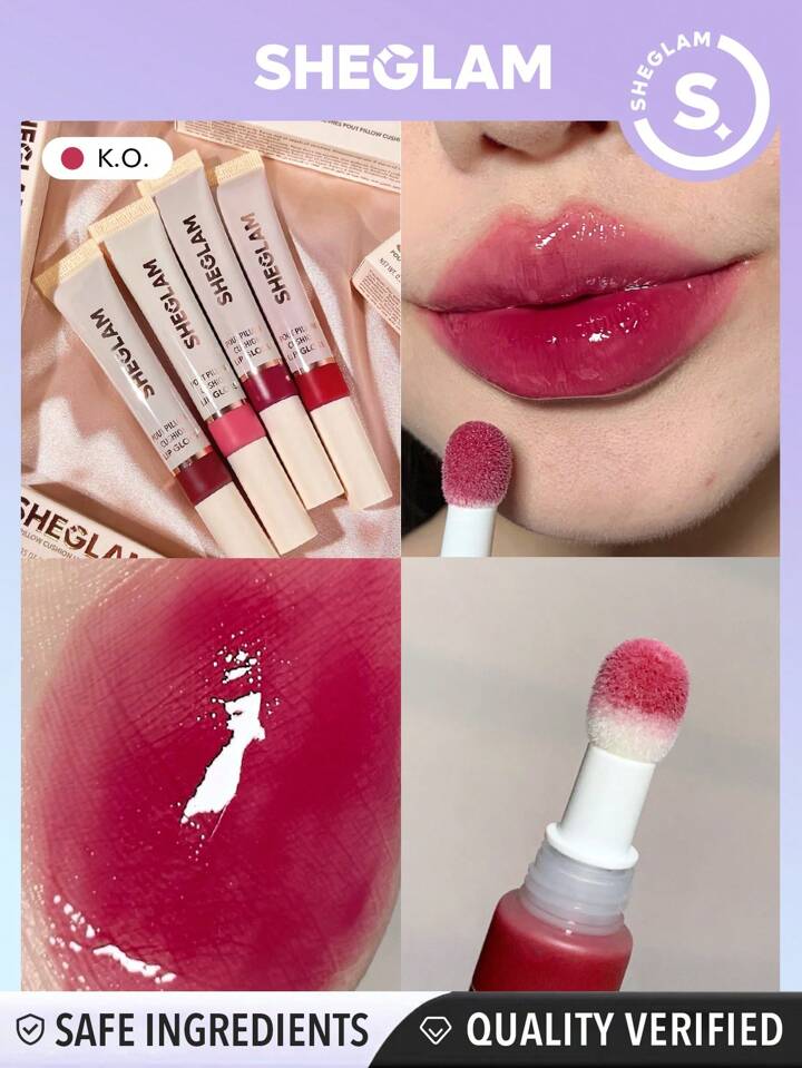SHEGLAM - POUT PILLOW CUSHION LIP GLOSS JZ Cosmetics