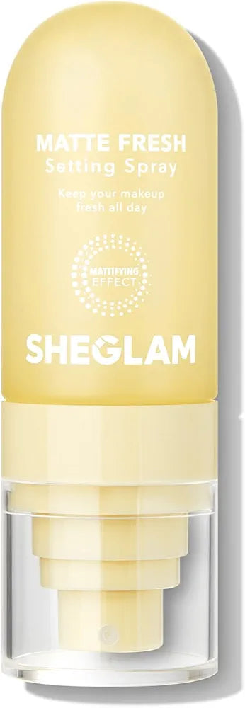 SHEGLAM Matte Fresh Liquid-to-Powder Setting Spray | Ultra Matte Finish | Long-Lasting Oil Control | Authentic JZCosmetics.com