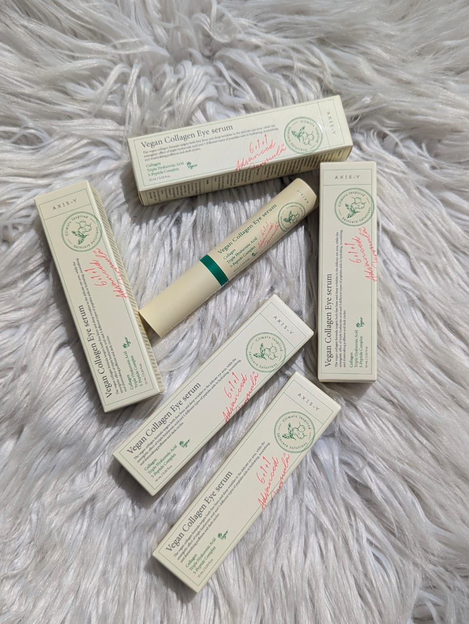 AXIS-Y Vegan Collagen Eye Serum 10ml | Anti-Aging, Brightening & Firming Under-Eye Treatment | Dark Circles & Fine Lines Care JZ Cosmetics