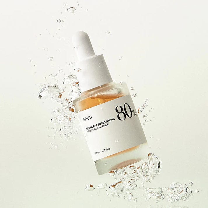 ANUA Heartleaf 80% Moisture Soothing Ampoule | Calming & Hydrating | Redness Relief | Lightweight Daily Skin Soother | 30ml | Made in Korea JZCosmetics.com