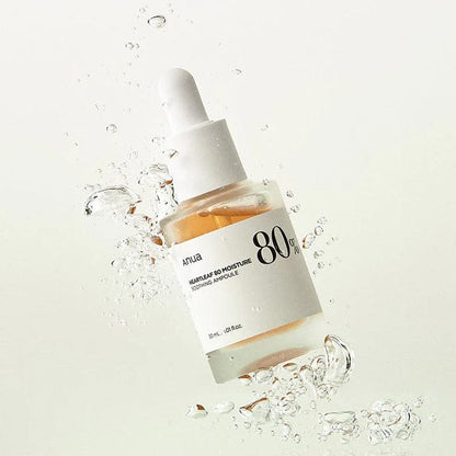 ANUA Heartleaf 80% Moisture Soothing Ampoule | Calming & Hydrating | Redness Relief | Lightweight Daily Skin Soother | 30ml | Made in Korea JZCosmetics.com
