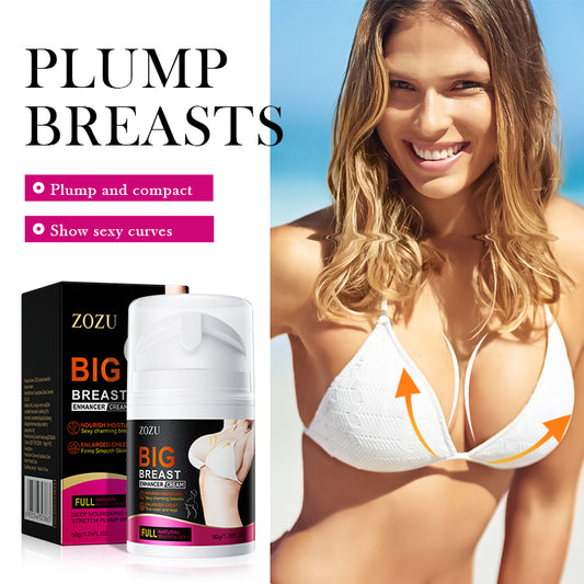 ZOZU Big Breast Enhancer Cream | Firming, Lifting & Volumizing Bust Cream | Natural Herbal Formula for Fuller & Tighter Breasts