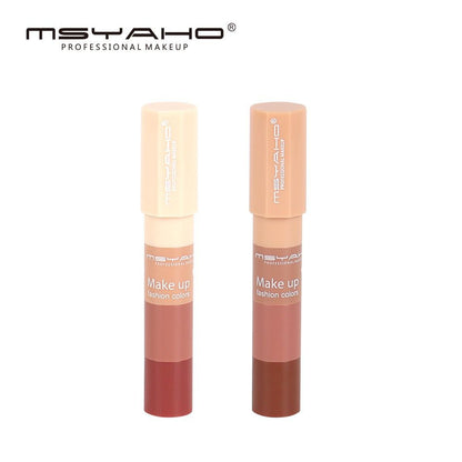Msyaho 4in1 Highlighter & Contour Stick | Multi-Functional Contour, Blush, Highlighter & Concealer | Easy Blend Cream Formula | Face Sculpting Makeup Stick