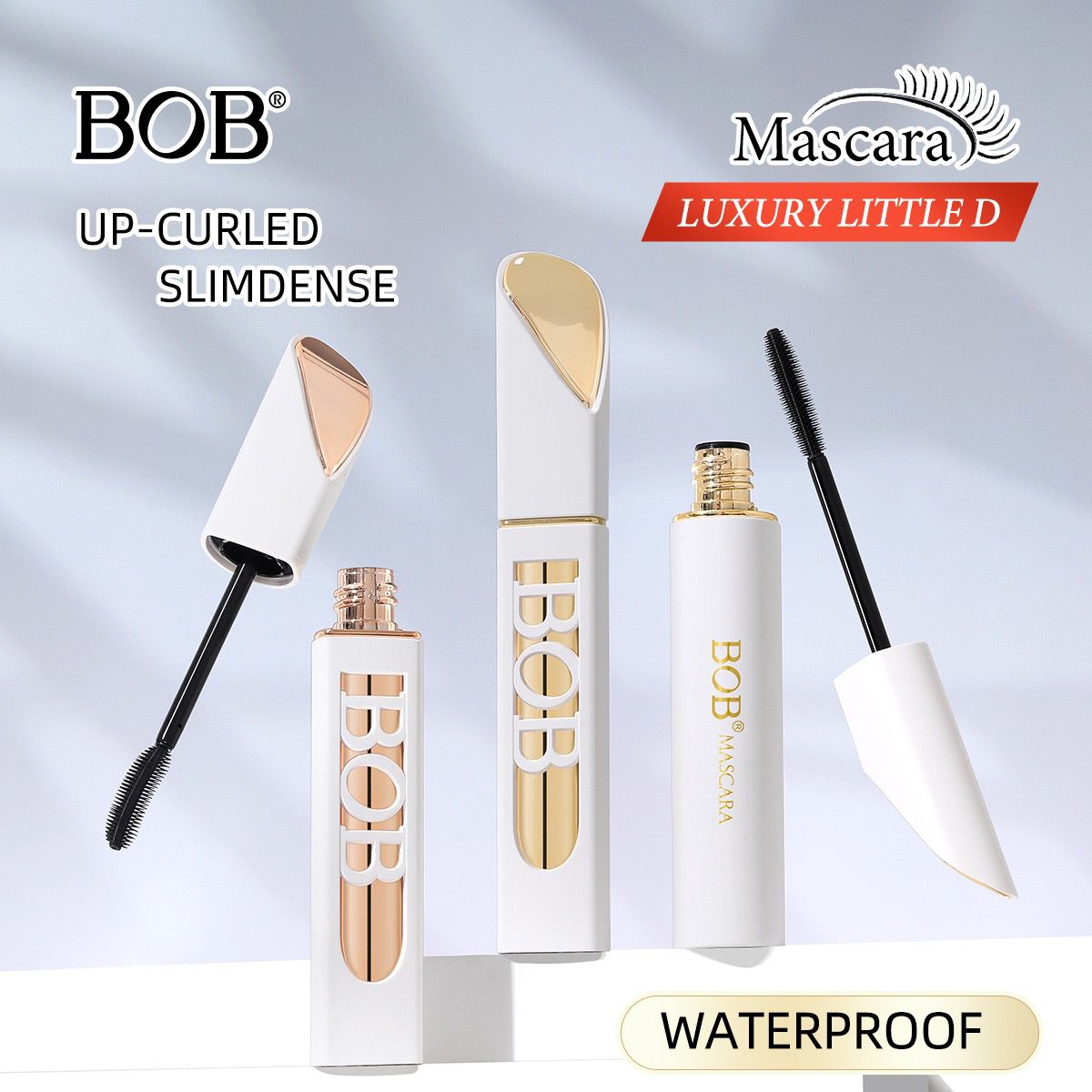 BOB Lengthening & Lush Mascara – Volumizing, Curling & Long-Lasting Smudge-Proof Formula for Defined, Fuller Lashes