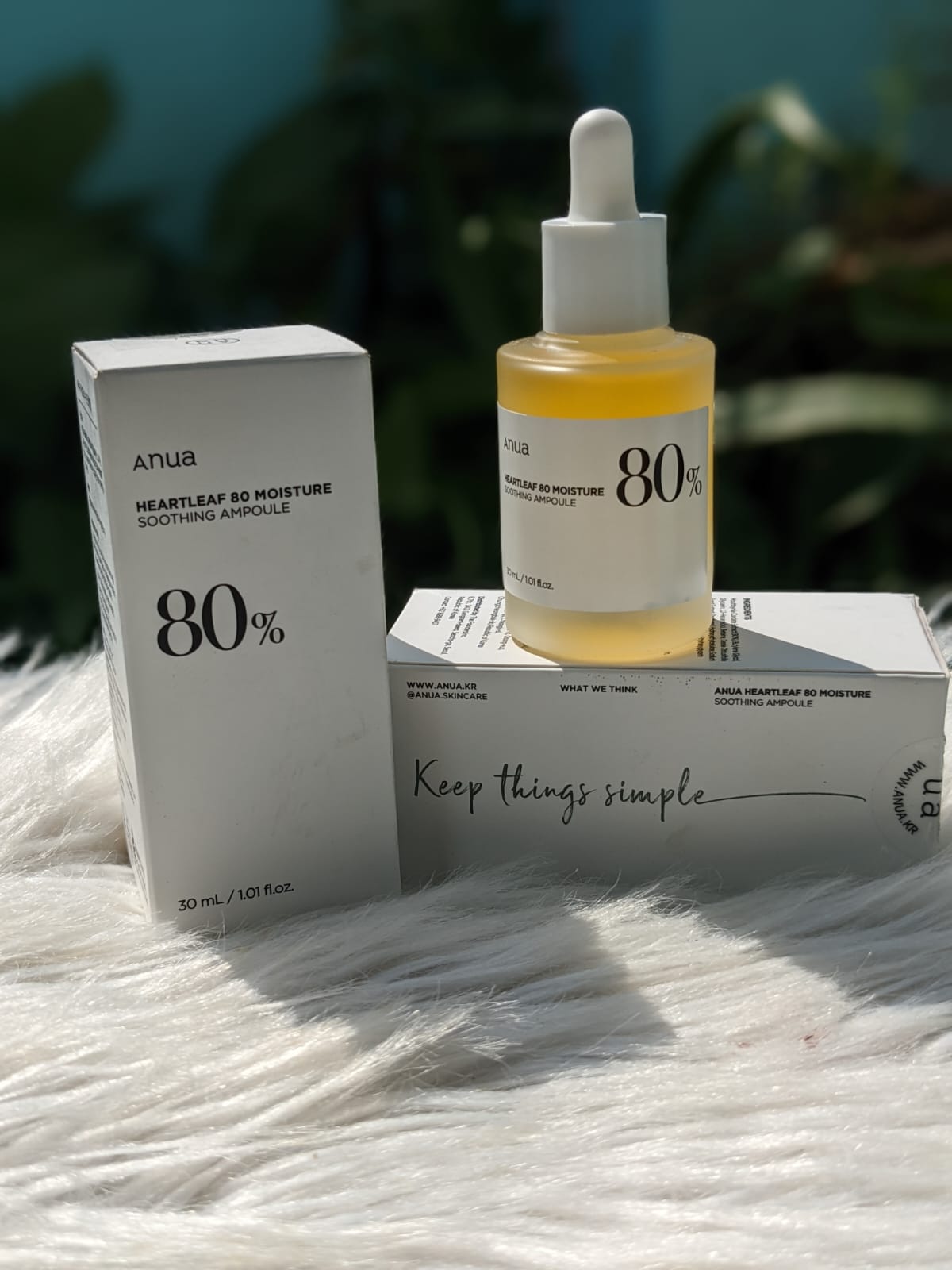 ANUA Heartleaf 80% Moisture Soothing Ampoule | Calming & Hydrating | Redness Relief | Lightweight Daily Skin Soother | 30ml | Made in Korea JZCosmetics.com