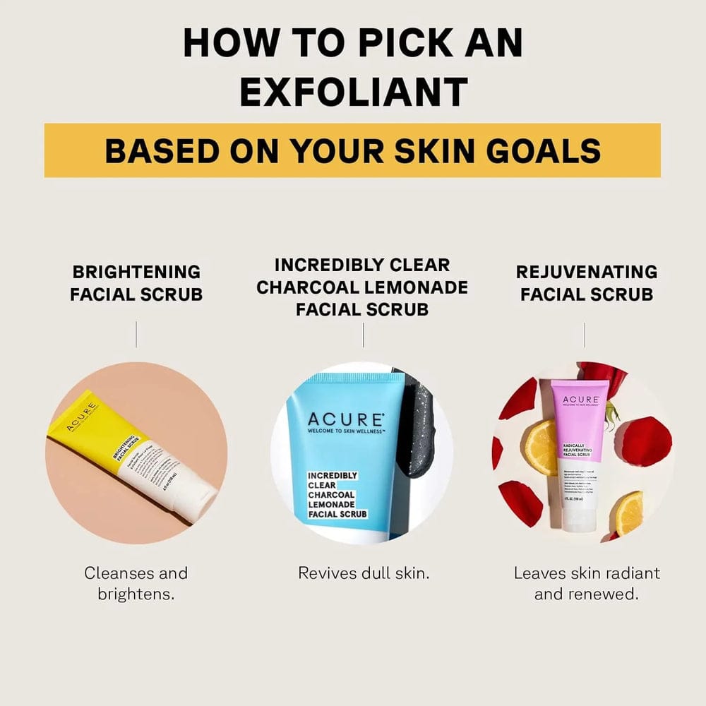 Brightening Facial Scrub 118mL | Gentle Exfoliation & Skin Renewal | Removes Dead Skin, Dirt & Oil | Smooth & Radiant Skin | Made in USA JZ Cosmetics