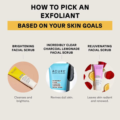 Brightening Facial Scrub 118mL | Gentle Exfoliation & Skin Renewal | Removes Dead Skin, Dirt & Oil | Smooth & Radiant Skin | Made in USA JZ Cosmetics