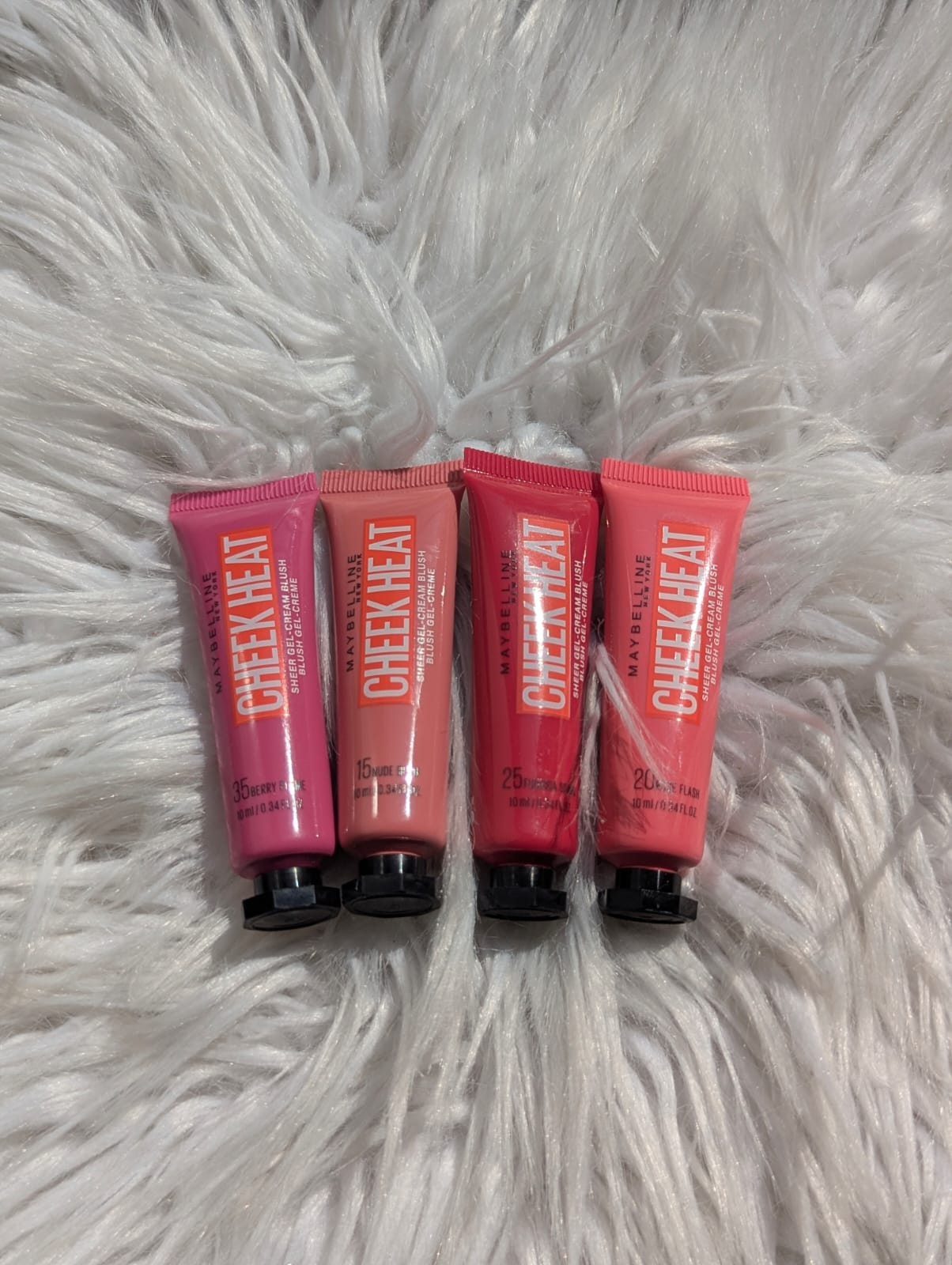 Cheek Heat Blush 4pcs Set | Cream-to-Powder Blush for Natural, Long-Lasting Glow | - JZ Cosmetics