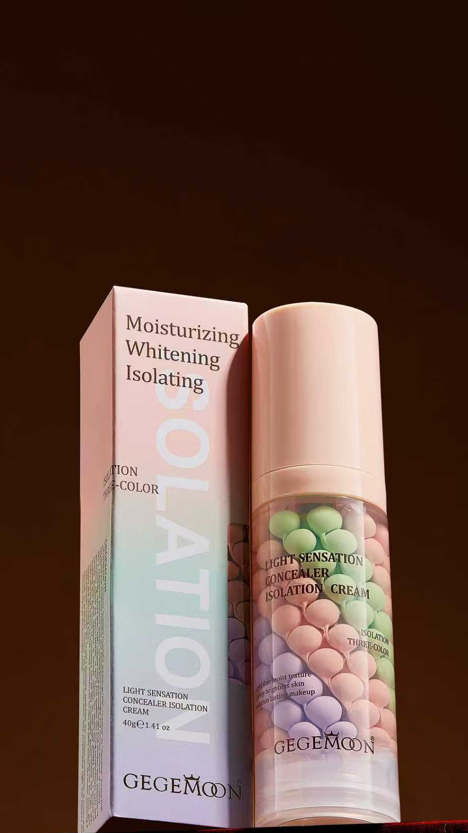 GegeMoon Moisturizing Whitening Isolation Primer – Hydrating, Brightening Base for Smooth & Flawless Makeup