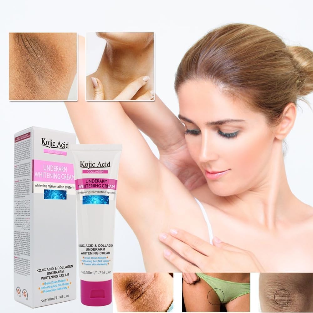 Kojic Acid Collagen Underarm Whitening Cream | Brightening, Smoothing & Dark Spot Removal