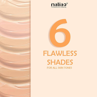 Maliao Ultra HD Invisible Cover Foundation | Full Coverage, Flawless Matte Finish | Lightweight, Long-Lasting & Natural Look | Face Makeup Base