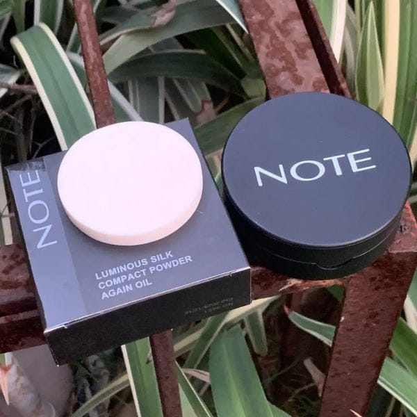 Note Luminous Silk Compact Powder | Anti-Oil, Smooth Matte Finish | Lightweight, Long-Lasting Face Powder JZ Cosmetics