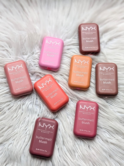 NYX Professional Makeup Buttermelt Blush 5g
Made in Taiwan 
8ps set JZ Cosmetics