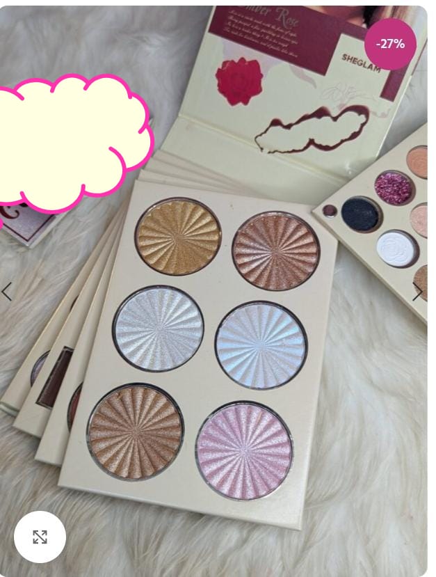 SHEGLAM Ember Rose 5-Fold Eyeshadow Palette – Highly Pigmented, Blendable Matte & Shimmer Shades | Perfect for Day & Night Looks