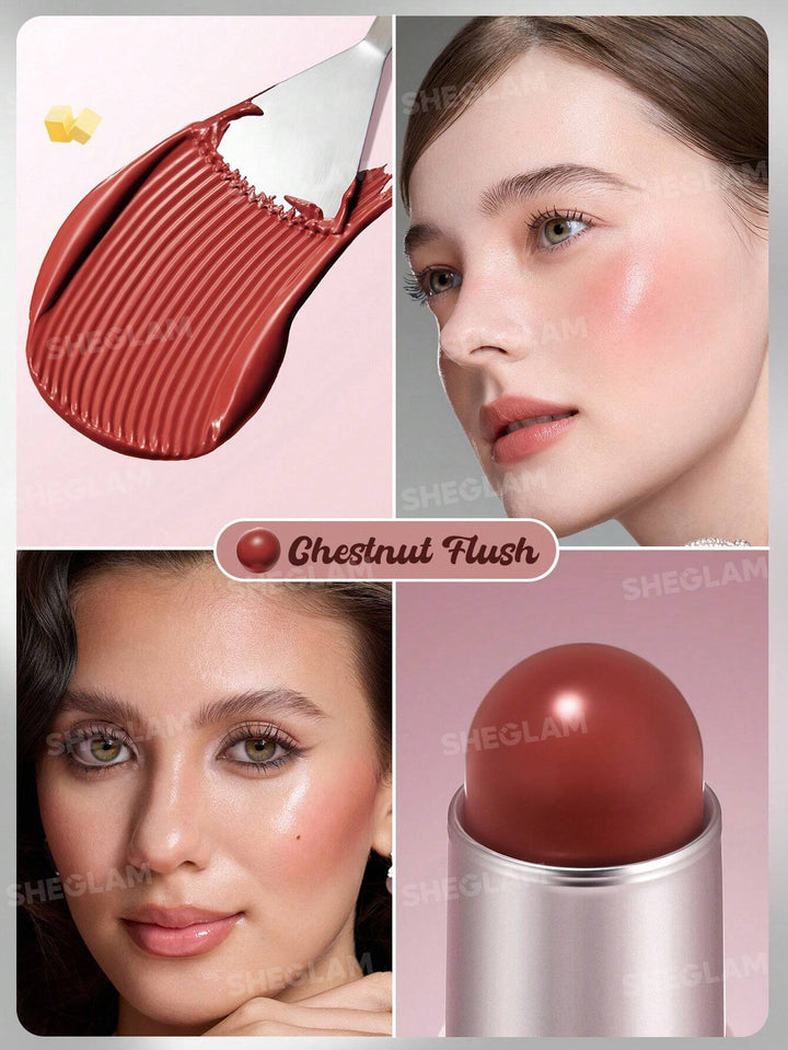 SHEGLAM Buttery Bliss Blush Stick | Creamy Blendable Blush | Natural Flush & Dewy Finish | Long-Lasting Cheek Tint JZCosmetics.com