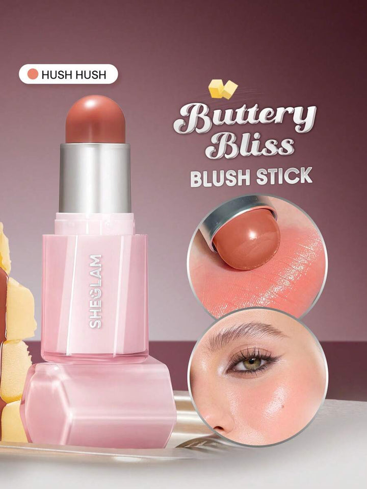 SHEGLAM Buttery Bliss Blush Stick | Creamy Blendable Blush | Natural Flush & Dewy Finish | Long-Lasting Cheek Tint JZCosmetics.com