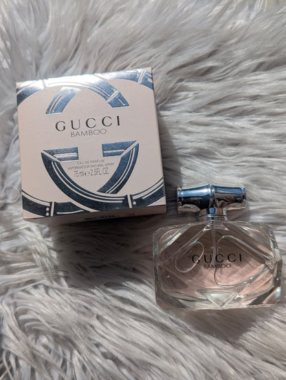 Gucci Bamboo For Women EDP 75ml – Luxury Long-Lasting Floral, Woody & Amber Fragrance | Elegant Perfume for Women | Made in UK JZ Cosmetics