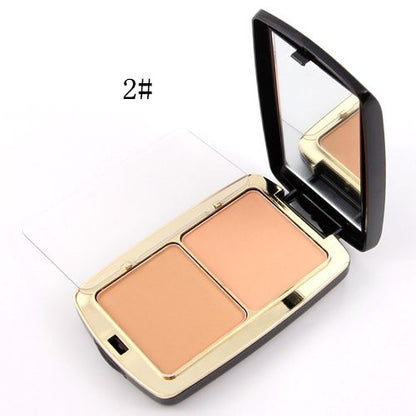 3-in-1 Face Powder | Compact, Highlighter & Contour in One | Oil-Control, Smooth Finish & Long-Lasting Makeup Setting Powder