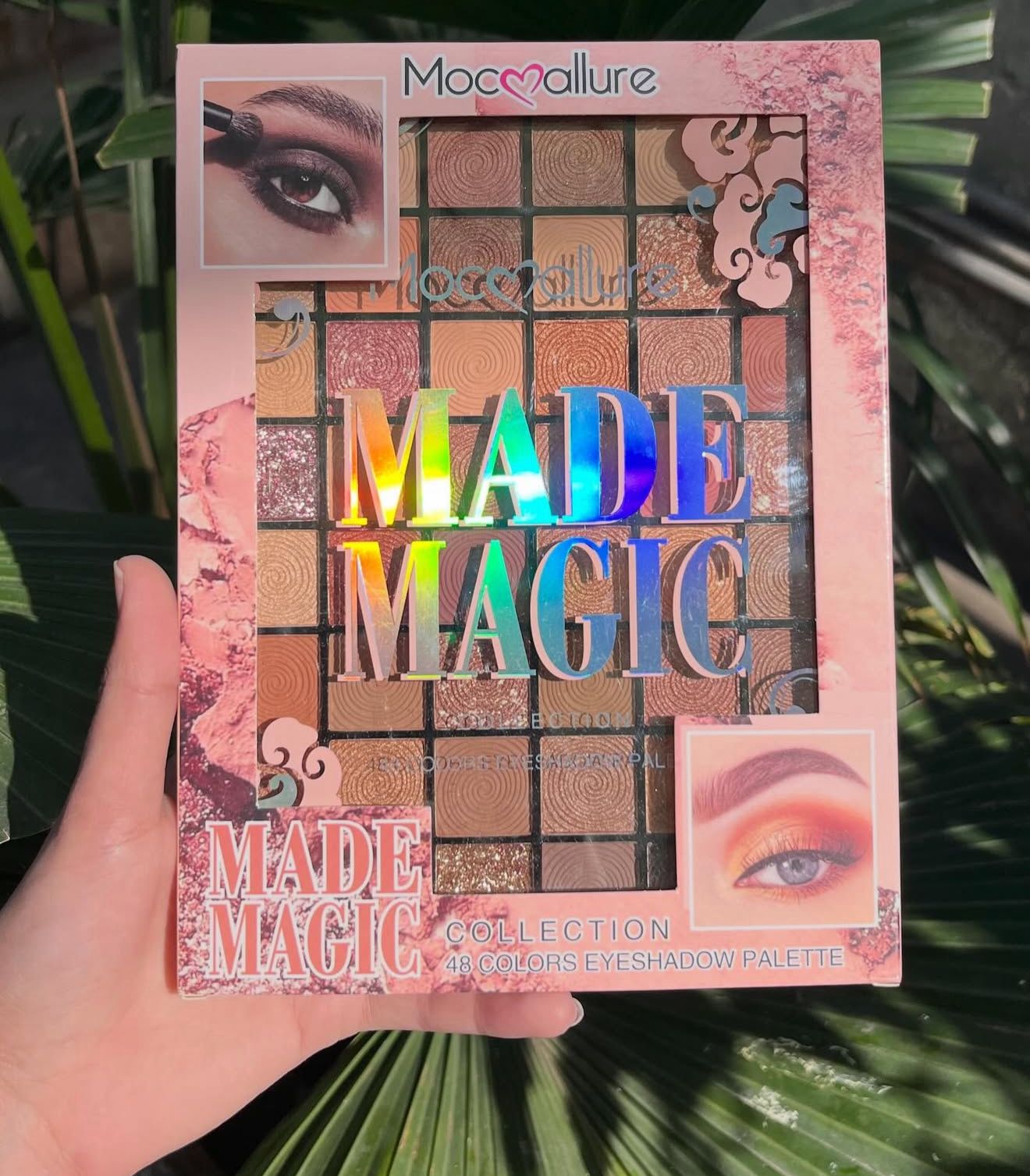 Mocallure Made Magic 48-Color Eyeshadow Palette | Highly Pigmented Matte, Shimmer & Glitter Shades | Versatile for Daily, Party & Bridal Looks