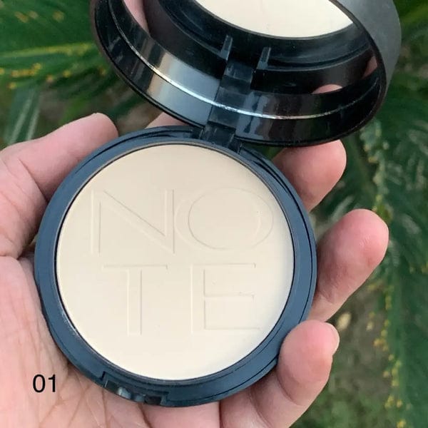 Note Luminous Silk Compact Powder | Anti-Oil, Smooth Matte Finish | Lightweight, Long-Lasting Face Powder JZ Cosmetics