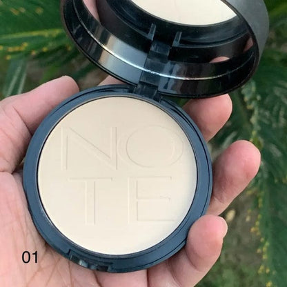 Note Luminous Silk Compact Powder | Anti-Oil, Smooth Matte Finish | Lightweight, Long-Lasting Face Powder JZ Cosmetics