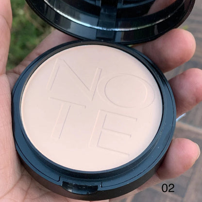 Note Luminous Silk Compact Powder | Anti-Oil, Smooth Matte Finish | Lightweight, Long-Lasting Face Powder JZ Cosmetics