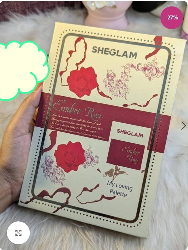 SHEGLAM Ember Rose 5-Fold Eyeshadow Palette – Highly Pigmented, Blendable Matte & Shimmer Shades | Perfect for Day & Night Looks