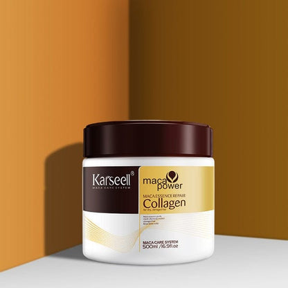 Karseell Collagen Hair Mask 500ml | Deep Repair & Damage Treatment | Smooth, Shiny & Frizz-Free Hair | Professional Salon-Quality Mask – Made in Italy JZCosmetics.com