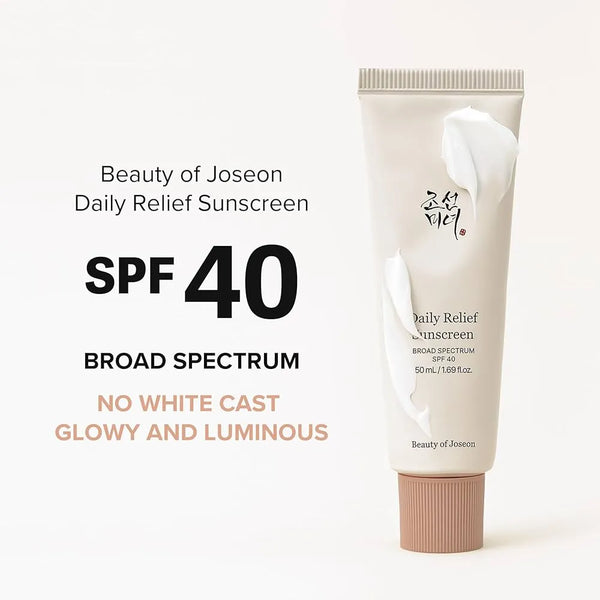 Beauty of Joseon Daily Relief Sunscreen Broad Spectrum SPF 40 50ml JZ Cosmetics